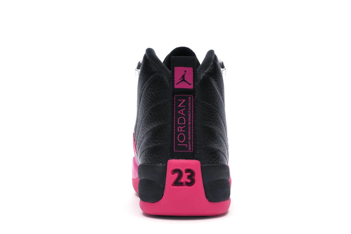 Jordan 12 Retro Black Deadly Pink (GS)