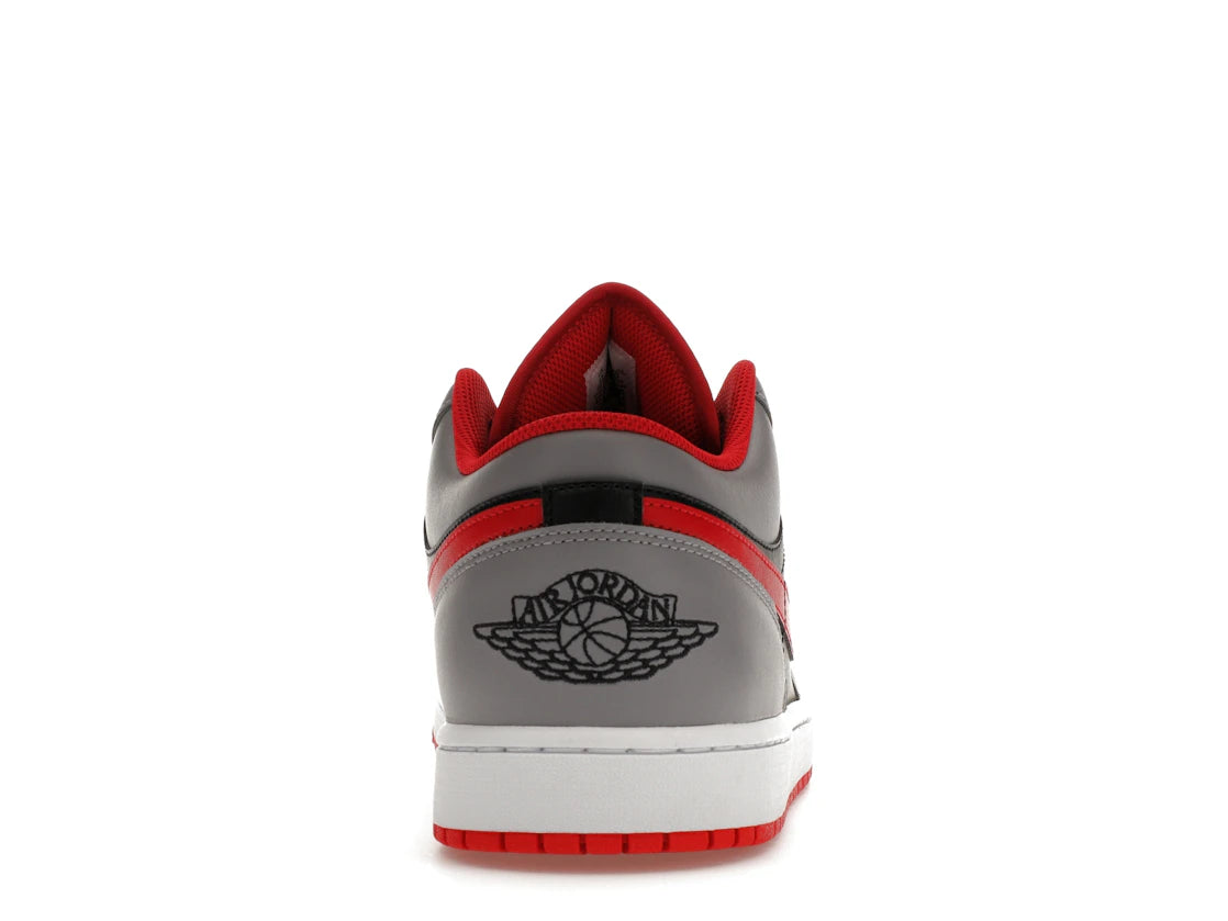 Jordan 1 Low Black Light Smoke Grey Gym Red