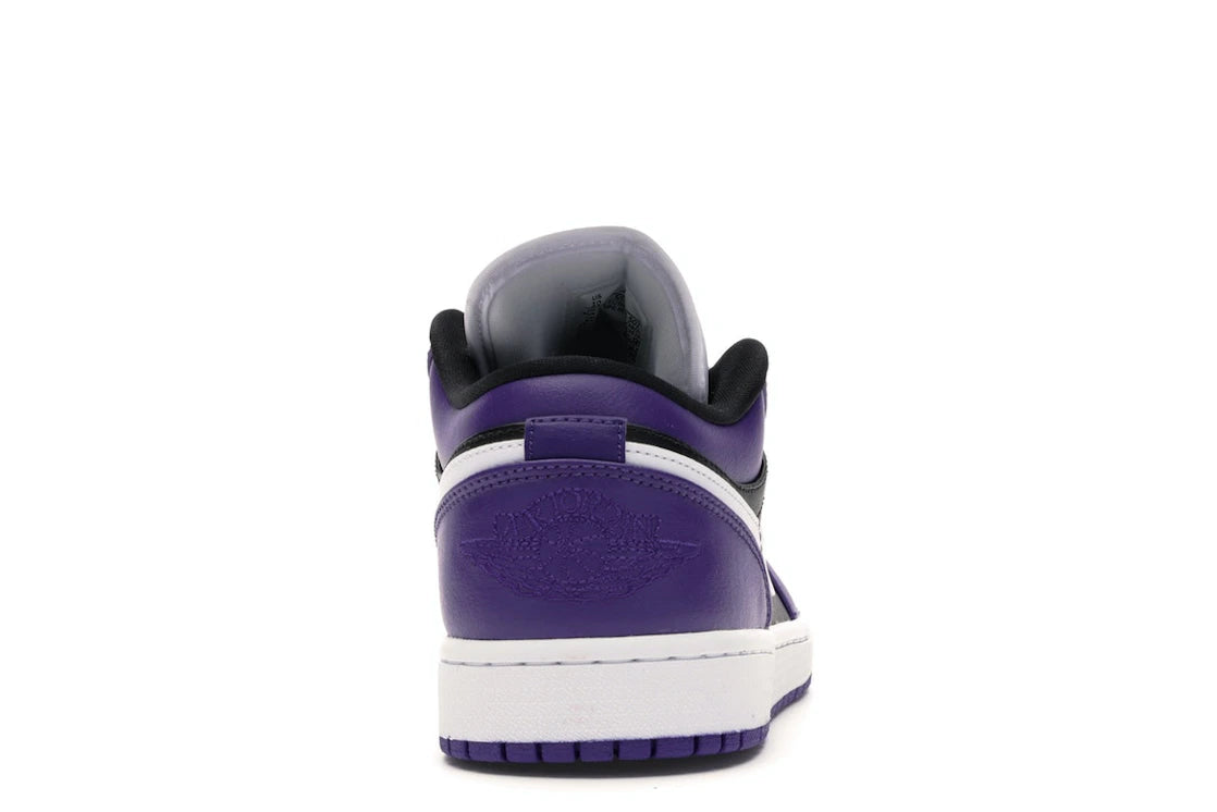 Jordan 1 Low Court Purple Black