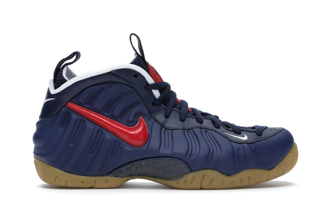 Nike Air Foamposite Pro Blue Void University Red
