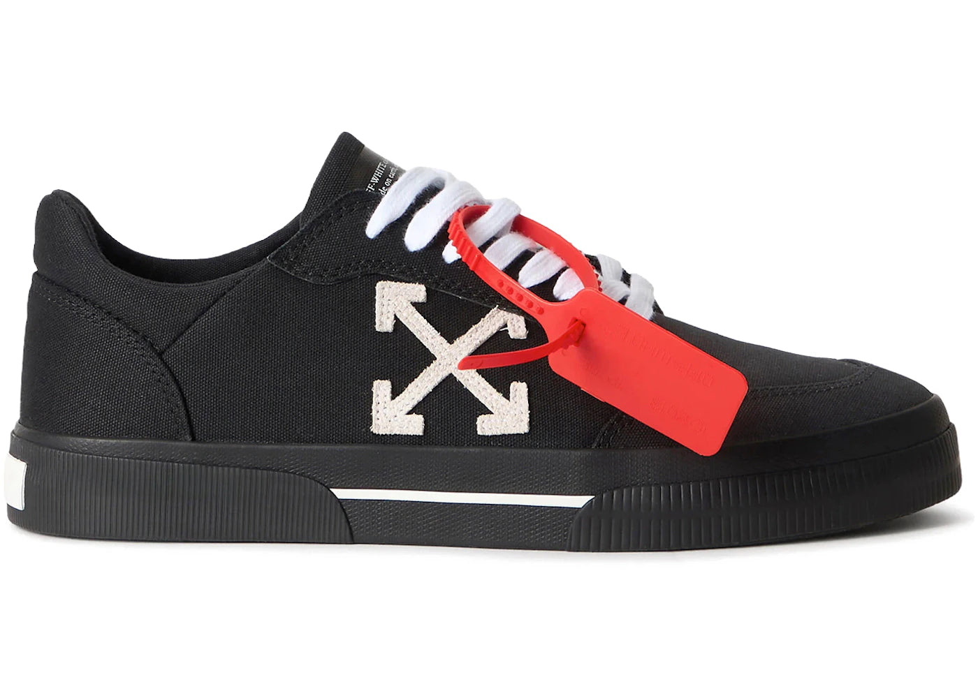 OFF-WHITE Vulcanized Low Black White