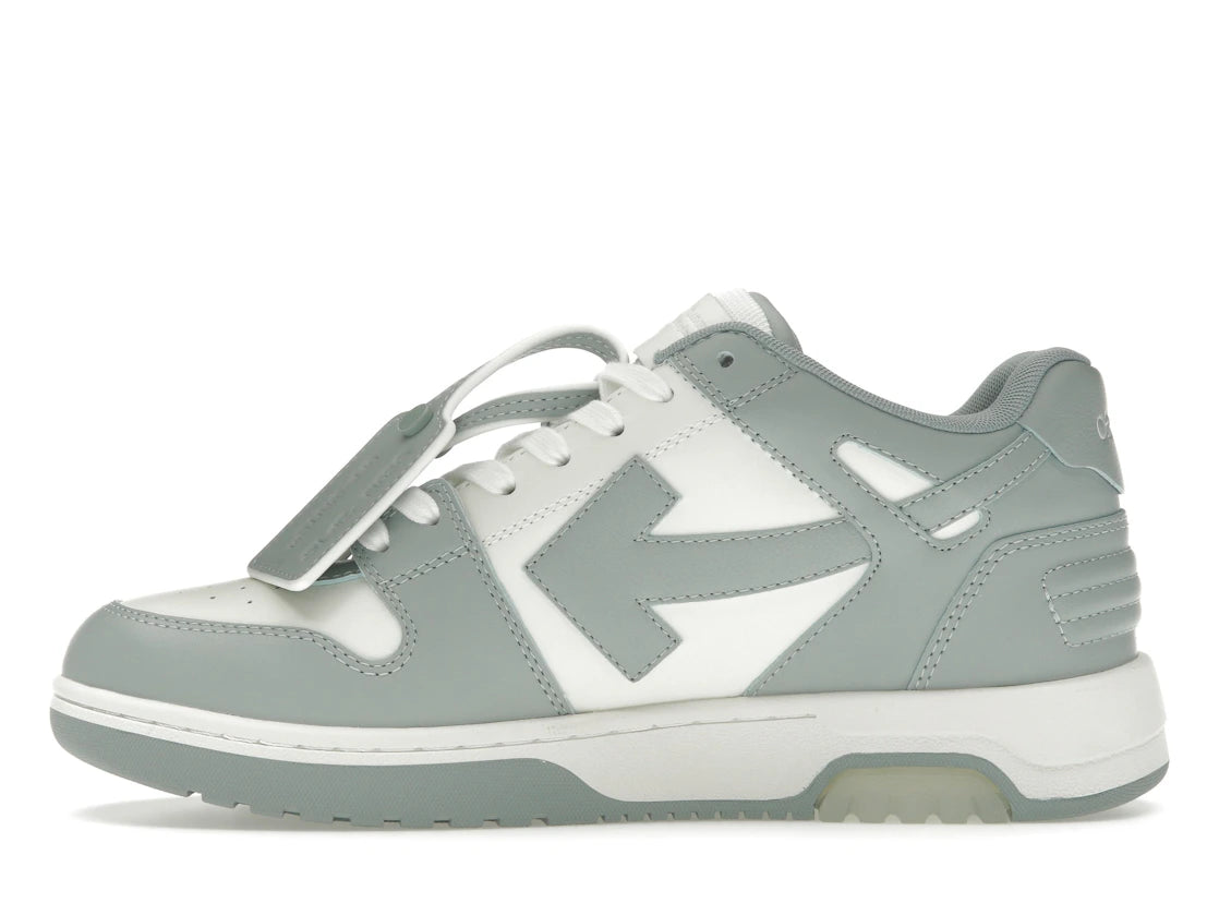 OFF-WHITE Out Of Office OOO Low Tops White Grey