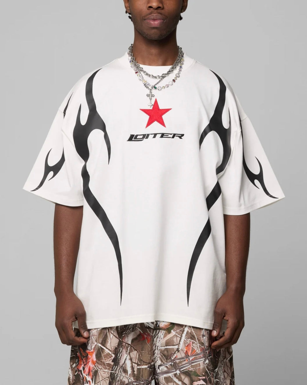 LOITER TRACKSTAR T-SHIRT OFF WHITE