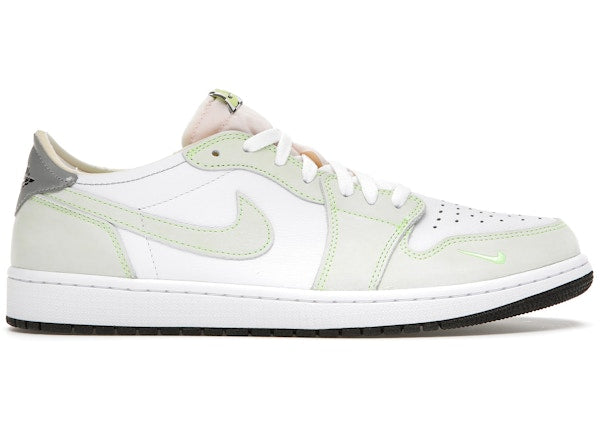 Jordan 1 Retro Low White Ghost Green Black