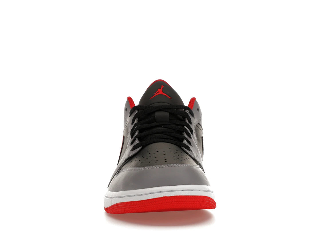Jordan 1 Low Black Light Smoke Grey Gym Red