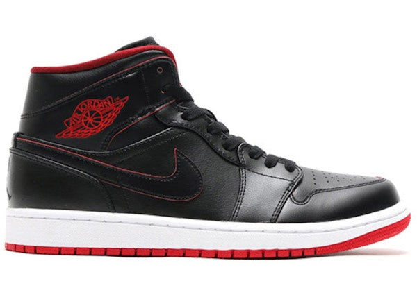 Jordan 1 Retro Mid Black Red White