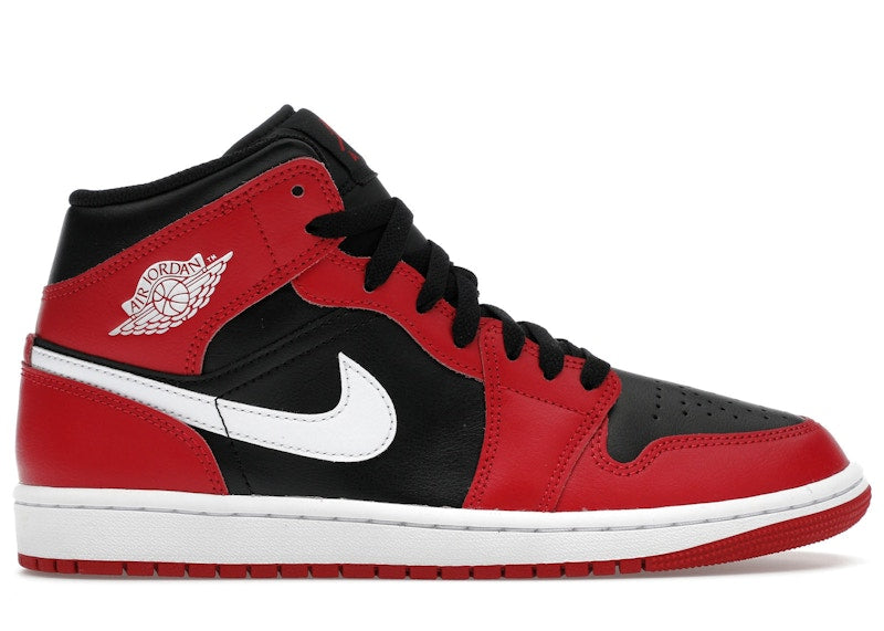 Air Jordan 1 Mid Gym Red Black White (2024)