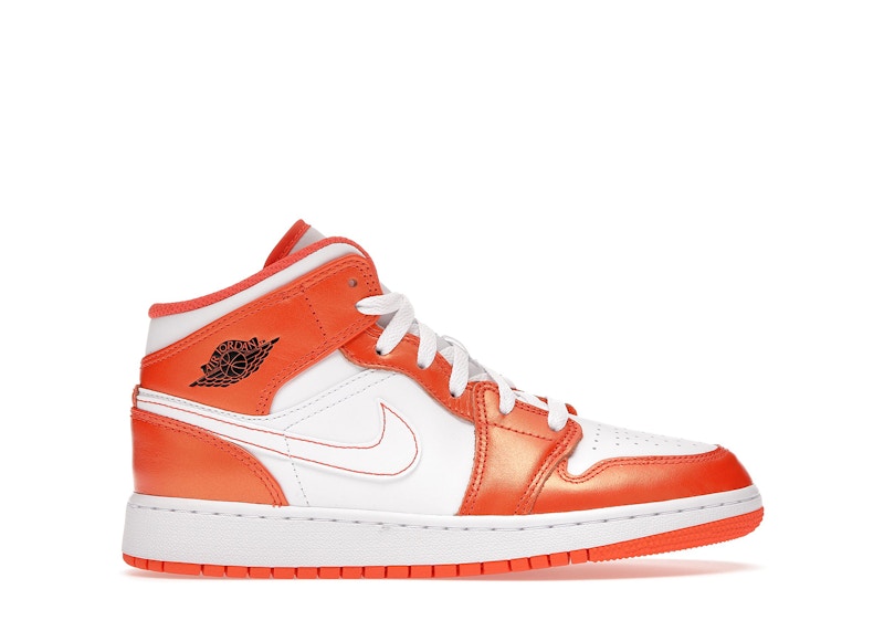 Air Jordan 1 Mid Metallic Orange (GS)