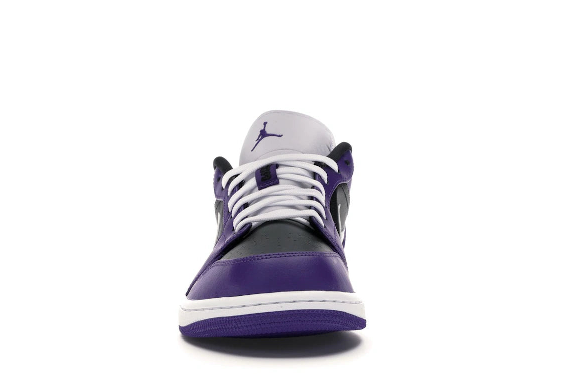 Jordan 1 Low Court Purple Black