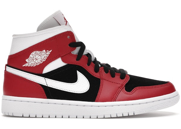 Jordan 1 Mid Gym Red Black (Women's)