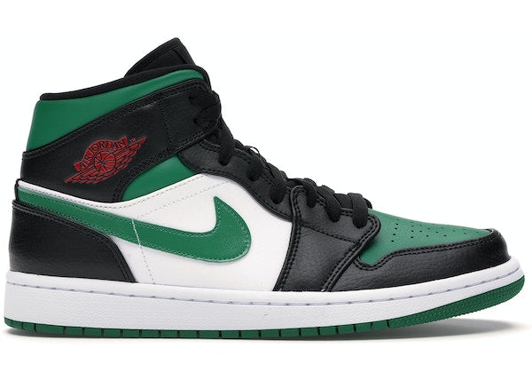 Jordan 1 Mid Green Toe