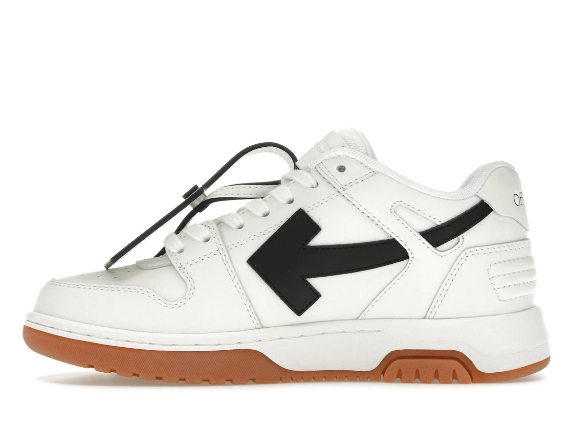 OFF-WHITE Out Of Office OOO Low Tops White Black Gum