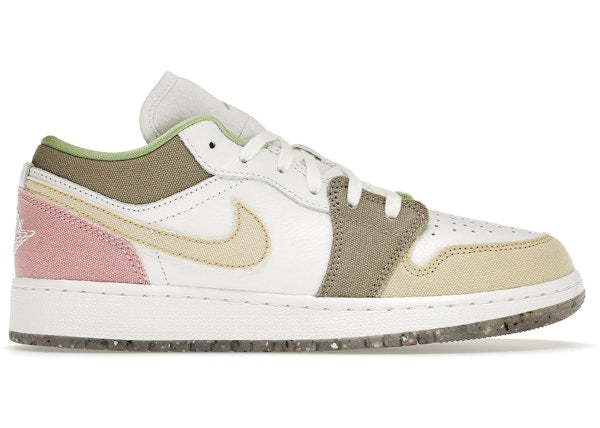 Jordan 1 Low Pastel Grind Vivid Green (GS)