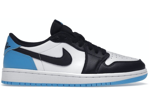 Jordan 1 Retro Low OG Black Dark Powder Blue (Women's)