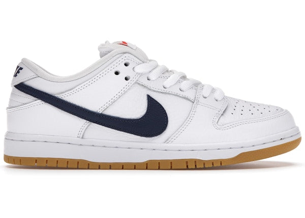 Nike SB Dunk Low Orange Label White Navy