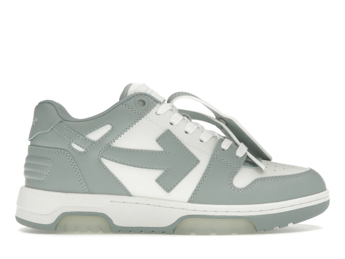 OFF-WHITE Out Of Office OOO Low Tops White Grey