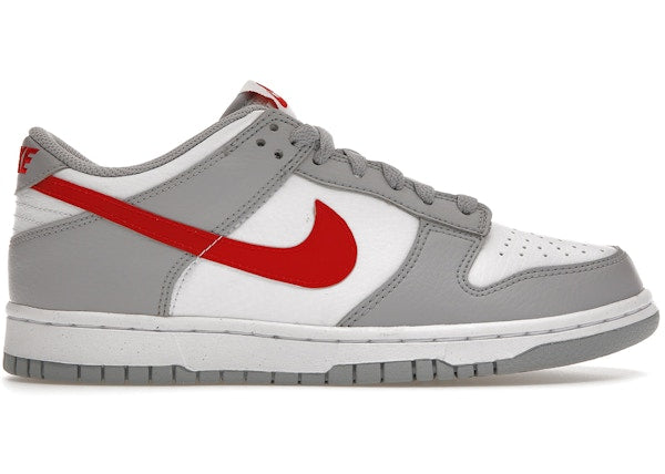 Nike Dunk Low White Wolf Grey University Red (GS)