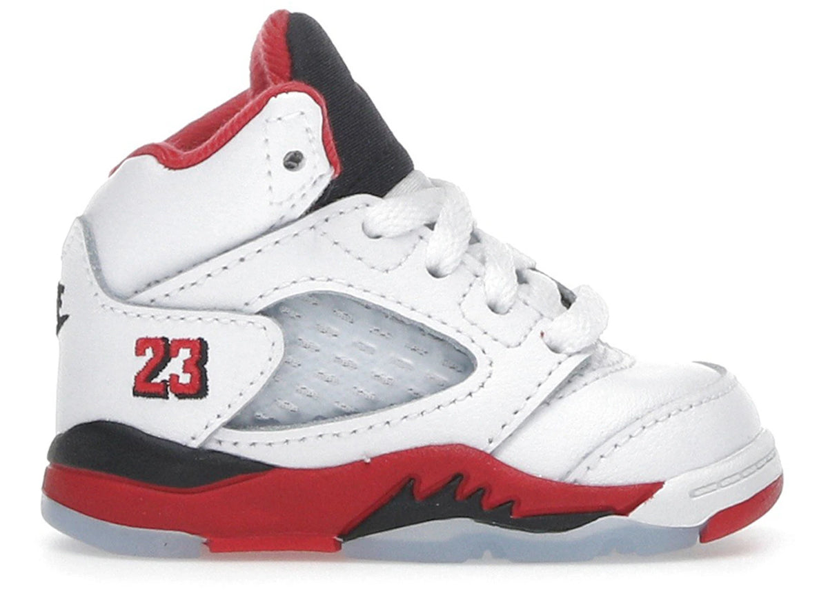 Jordan 5 Retro Fire Red Black Tongue (2025) (TD)