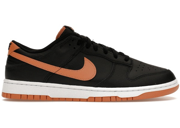 Nike Dunk Low Black Amber Brown