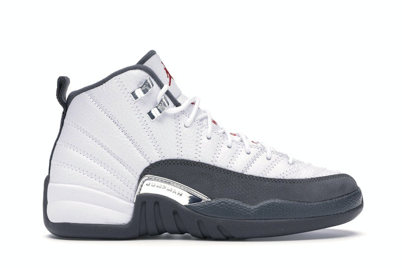Jordan 12 Retro White Dark Grey (GS)