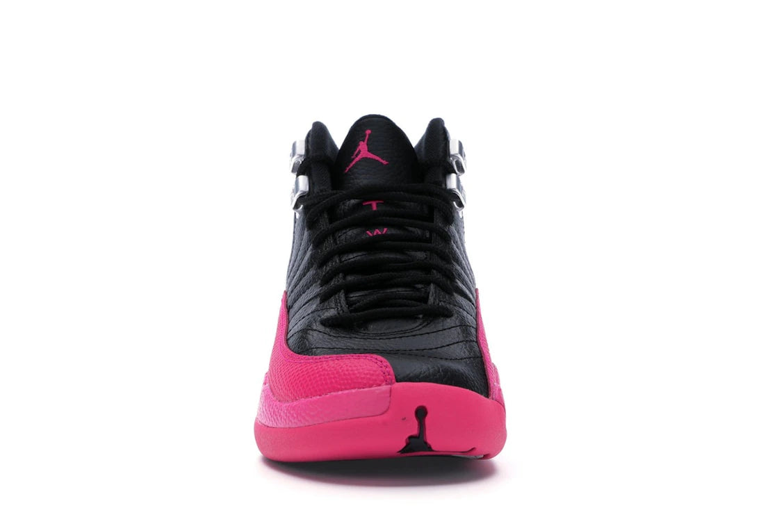 Jordan 12 Retro Black Deadly Pink (GS)