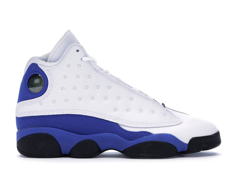 Jordan 13 Retro White Hyper Royal Black (GS)