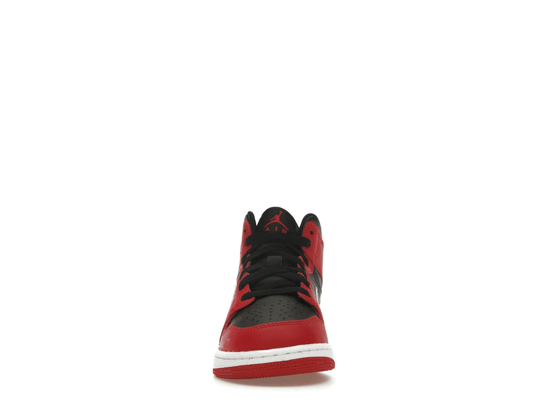 Jordan 1 Mid Gym Red Black White (GS)