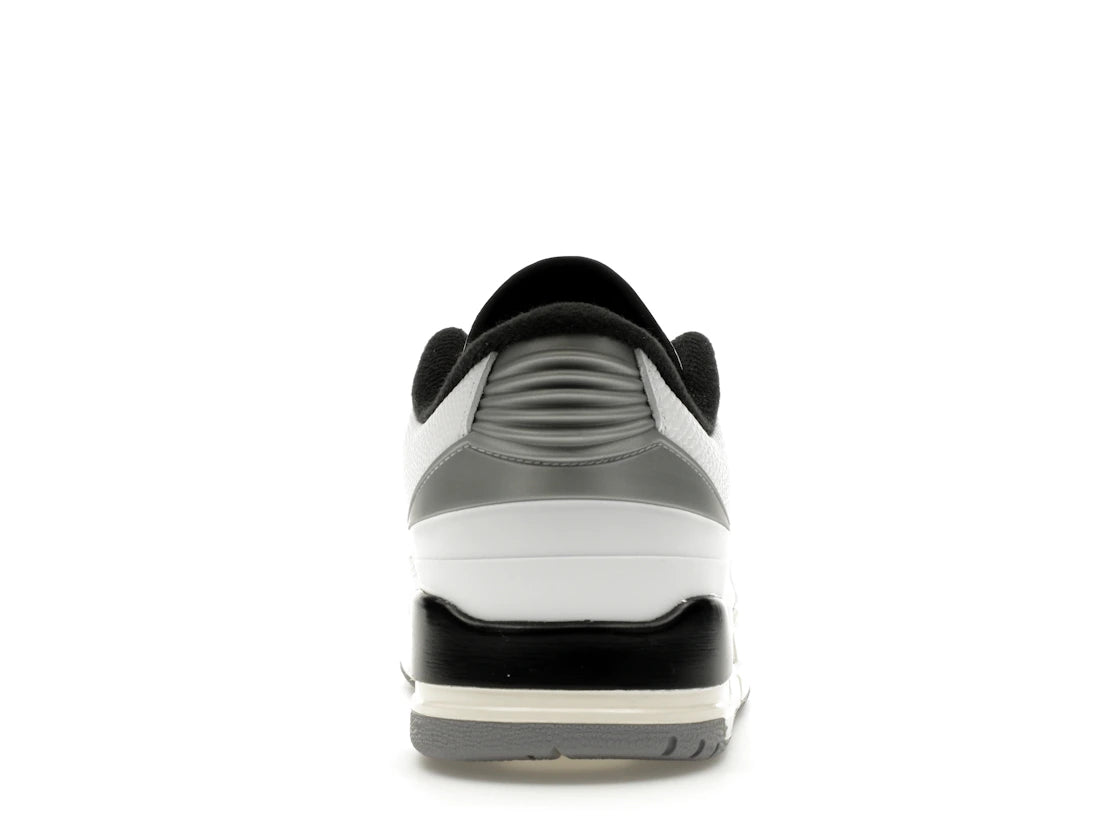 Jordan 2/3 White Black Metallic Silver